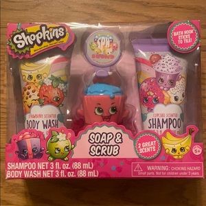SHOPKINS Soap & Scrub Kit